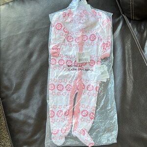 Pink Floral Baby Onesie